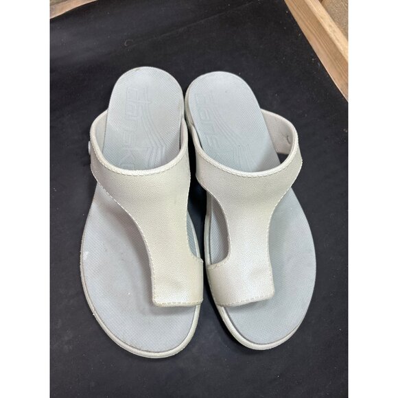 Dansko Womens Krystal Molded Toe-Loop Sandals EU40 US 9.5-10 White - Picture 4 of 9